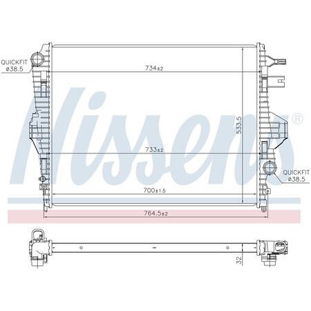 Nissen Radiator, 65297 65297